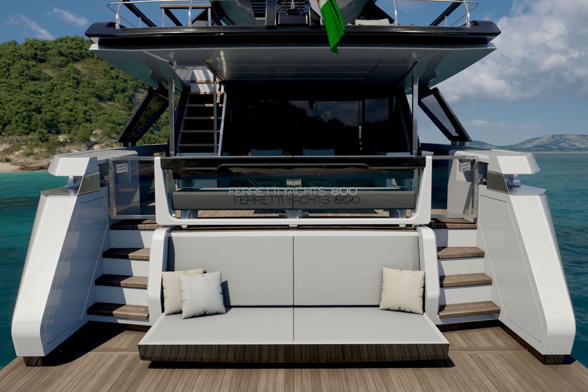 Ferretti Yachts 800 neuf en vente chez JMA Yachting