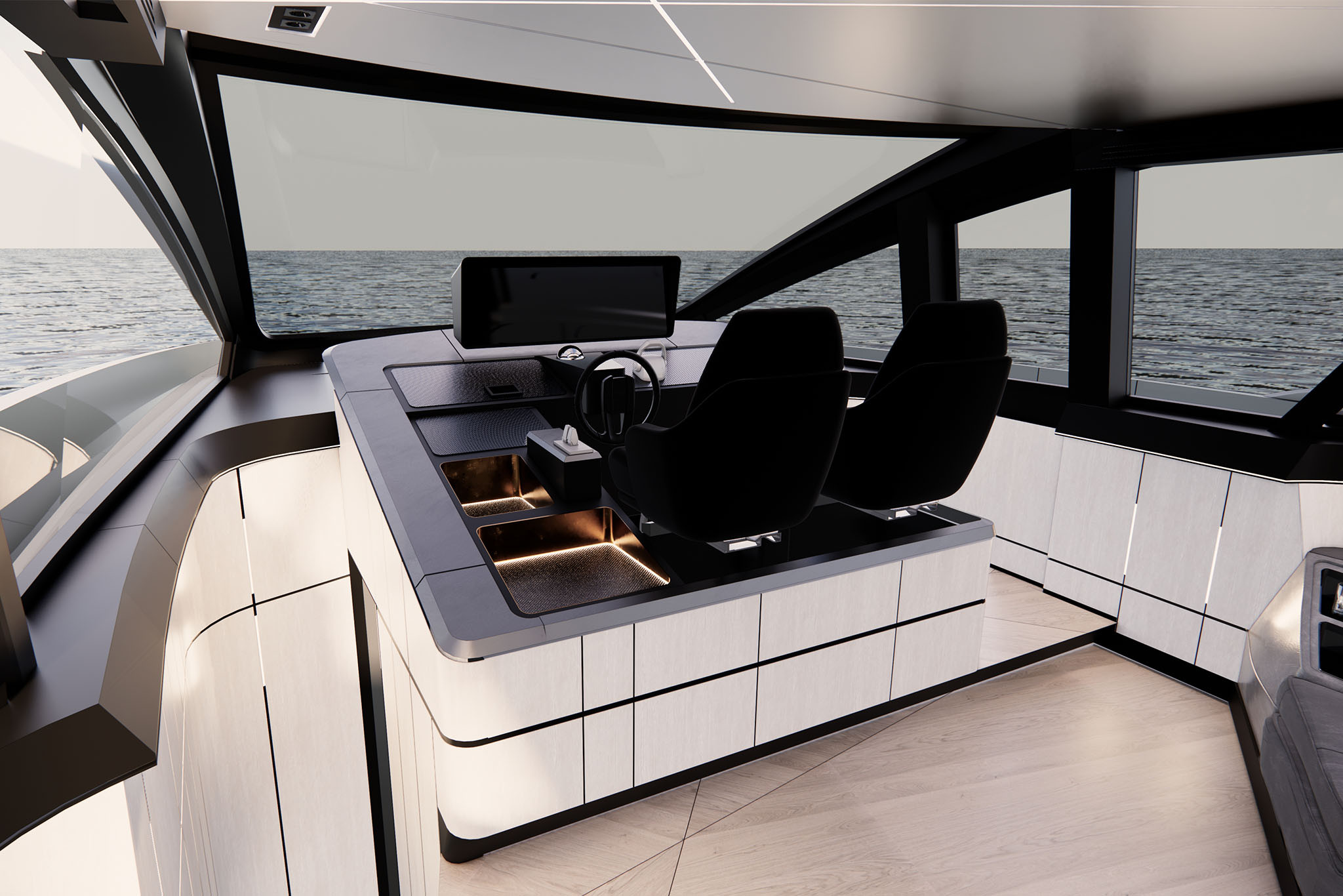 Pershing GTX70 neuf en vente chez JMA Yachting