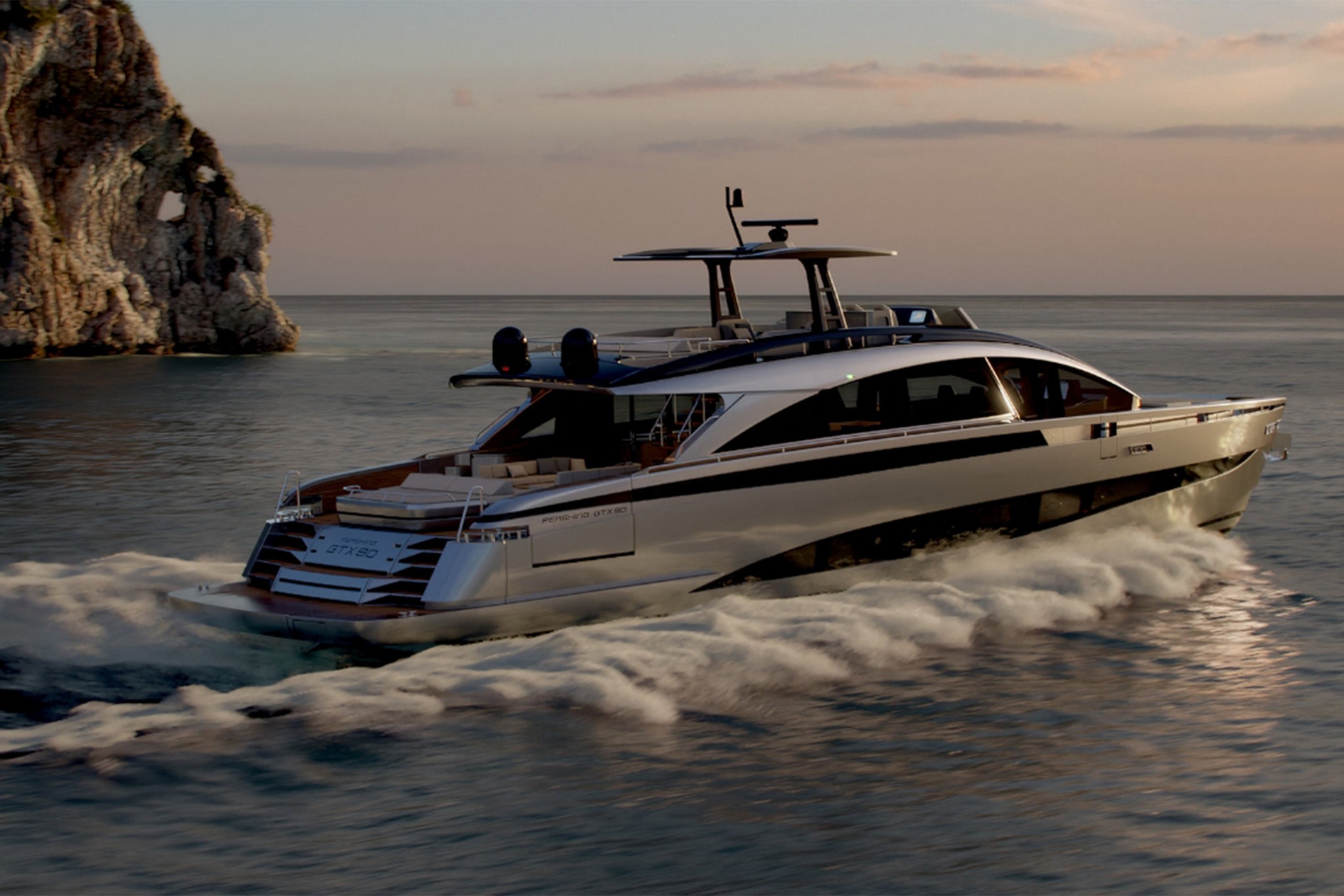 Pershing GTX90 neuf à vendre chez JMA Yachting